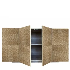 Credenza intagliata a 4 ante Boccadarno Sette di Meccani Studio