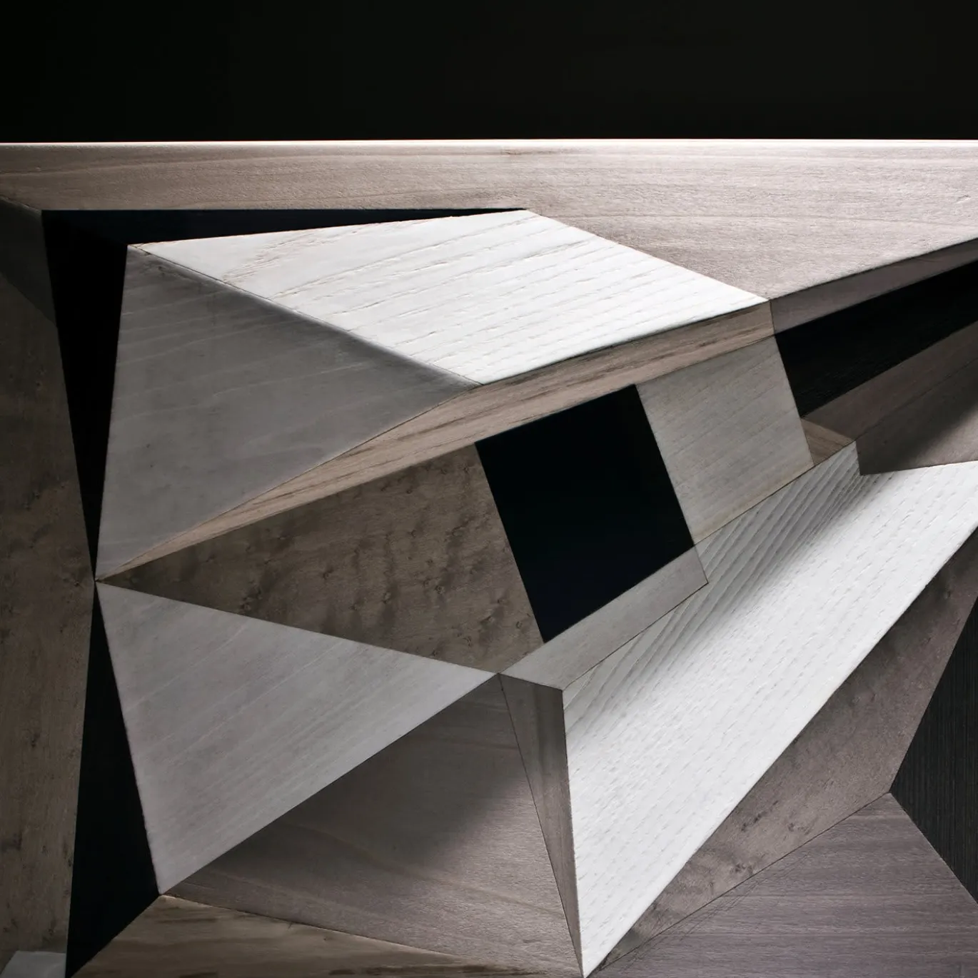 Credenza Intarsia Dentro Il Paesaggio di Marcello Jori