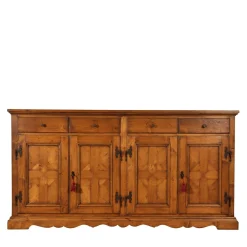 Credenza intarsiata in stile tirolese Tirolesi del '600
