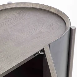 Credenza Iris in Pelle Grigia