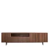 Credenza Line in Frassino con base in metallo