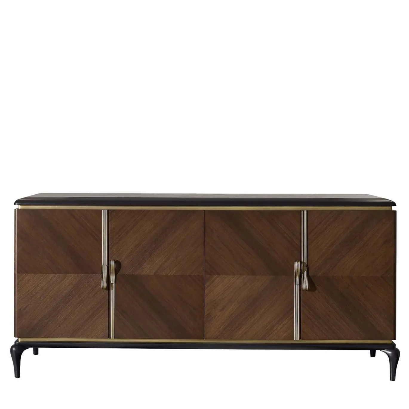 Credenza marrone a 4 porte