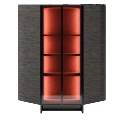 Credenza Marte con piano in marmo e illuminazione a LED
