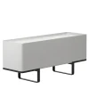Credenza Mayor a 4 porte con top in marmo di Carrara di Marco Piva
