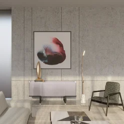 Credenza Mayor a 4 porte con top in marmo di Carrara di Marco Piva