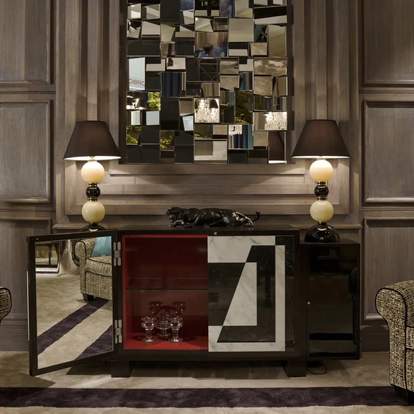 Credenza Midnight in Paris