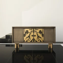Credenza Mila in pittura astratta