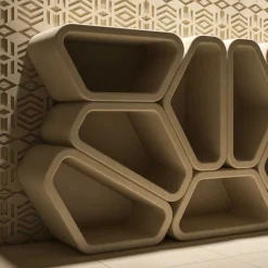 Credenza modulare Messapo in pietra leccese di Noii Studio