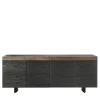Credenza nera lineare di David Knott