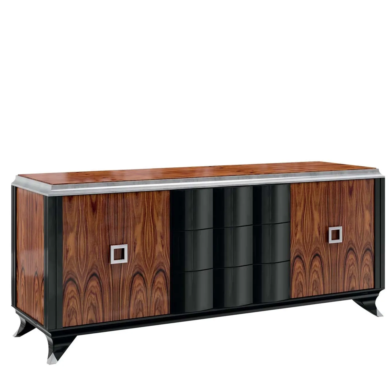 Credenza Oscar con 2 porte e 3 cassetti