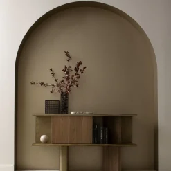 Credenza piccola Living Canaletto Noce Bronzo