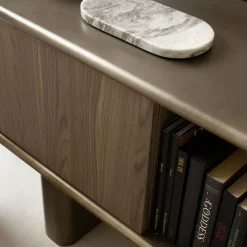 Credenza piccola Living Canaletto Noce Bronzo