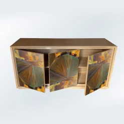 Credenza policroma Pittura Quattro di Mascia Meccani