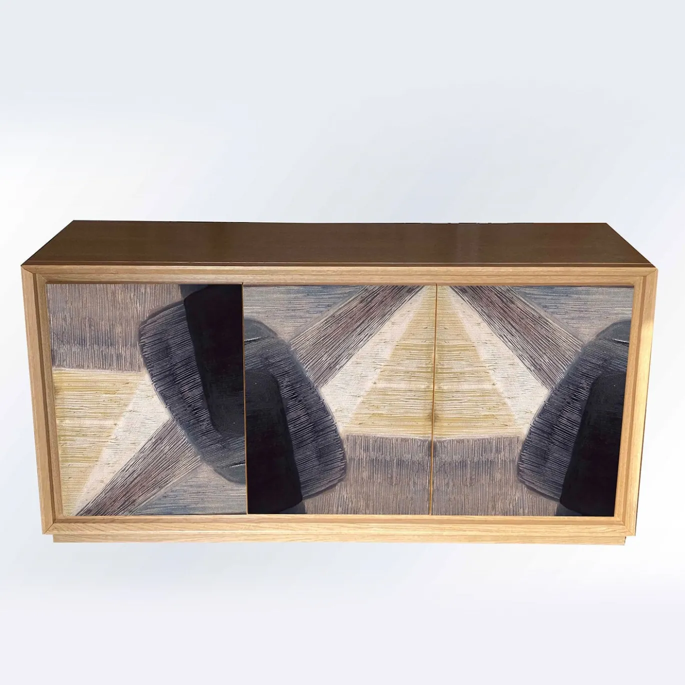 Credenza policroma Pittura Tre di Mascia Meccani