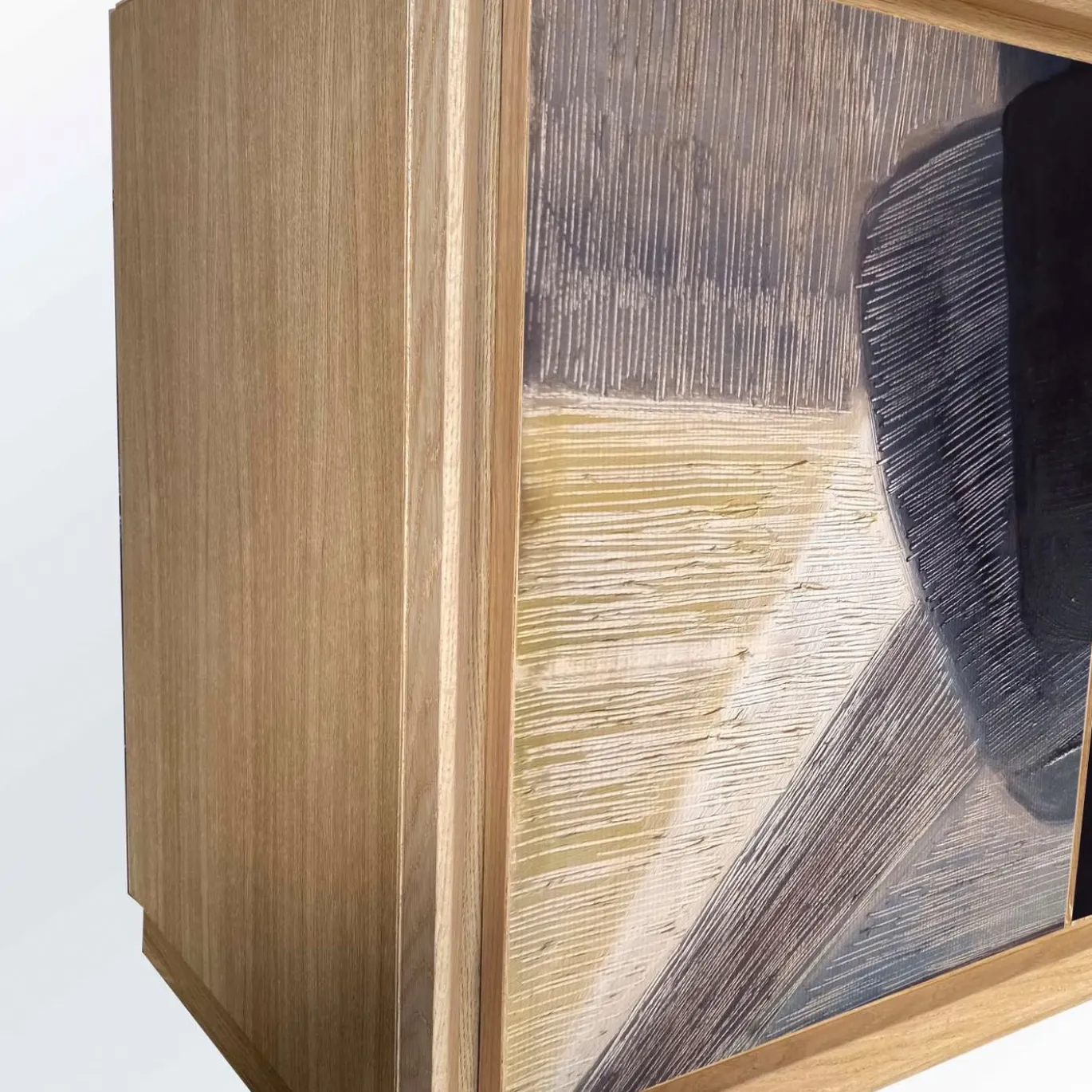 Credenza policroma Pittura Tre di Mascia Meccani