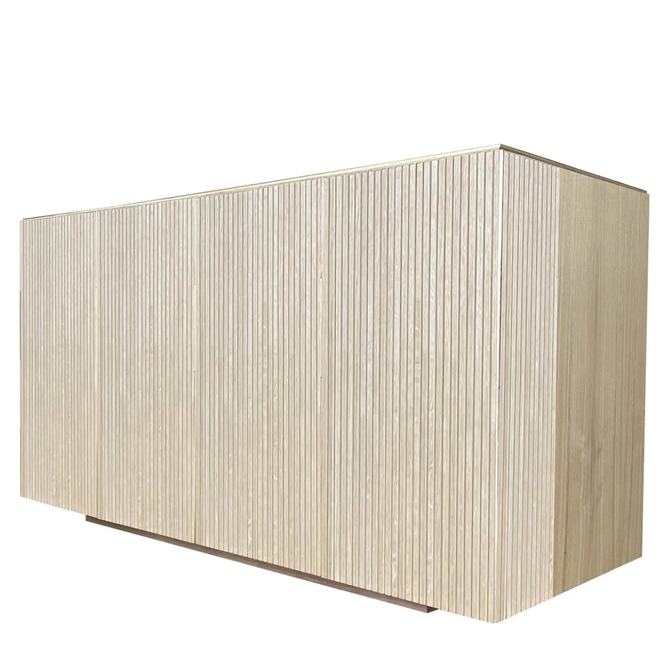 Credenza scanalata a 4 ante Boccadarno Nove di Meccani Studio