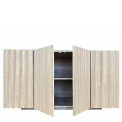 Credenza scanalata a 4 ante Boccadarno Nove di Meccani Studio