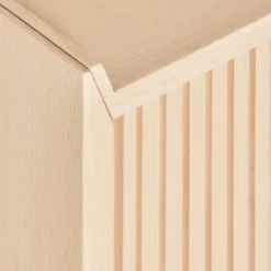 Credenza Sipario 3 porte bassa in frassino naturale