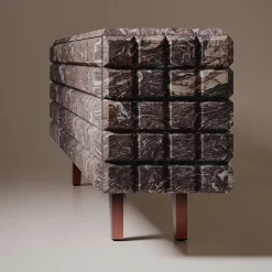 Credenza Star in marmo Cipollino Rosso