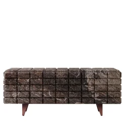 Credenza Star in marmo Cipollino Rosso