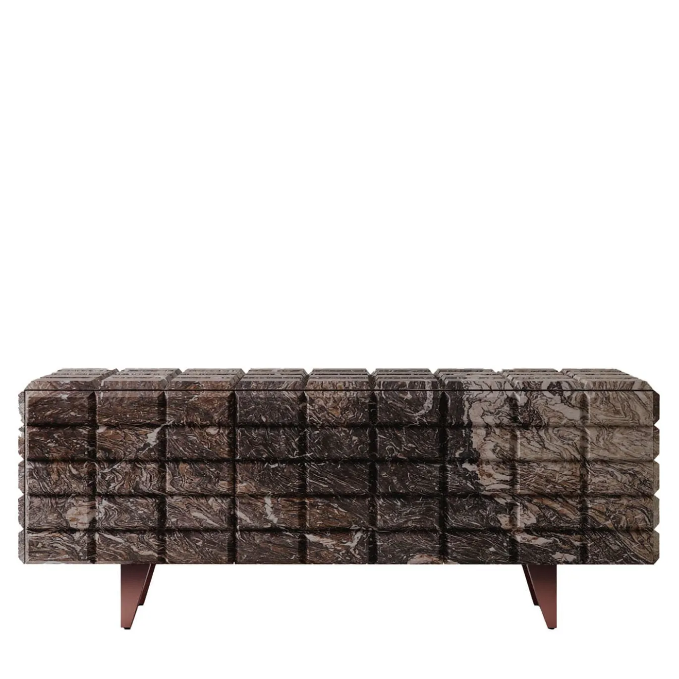 Credenza Star in marmo Cipollino Rosso