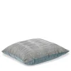 Cuscino Carrè argentato quadrato in Dry Stone Jacquard Fabric