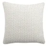 Cuscino Carrè in tessuto jacquard treccia