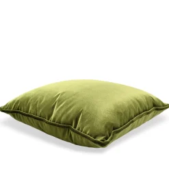 Cuscino Carrè in Velluto di Verde Muschio