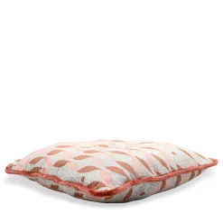 Cuscino Carrè Rosa in tessuto jacquard TALIA