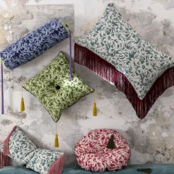 Cuscino con Motivo Blu a rullo di Daniela Pinotti & STUDIOTAMAT