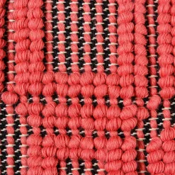 Cuscino Corallo rosso e nero
