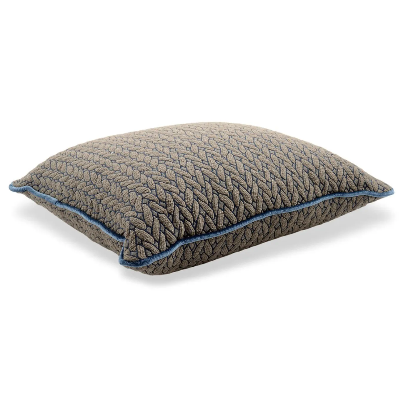 Cuscino Dove Carrè in tessuto Tricot Jacquard