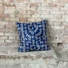 Cuscino Ducale in velluto con motivo blu