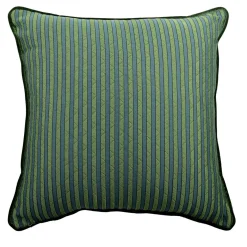 Cuscino Emerald Carré in tessuto jacquard a righe