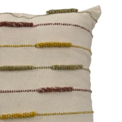 Cuscino Emme 1 Mélange Beige e Multicolore