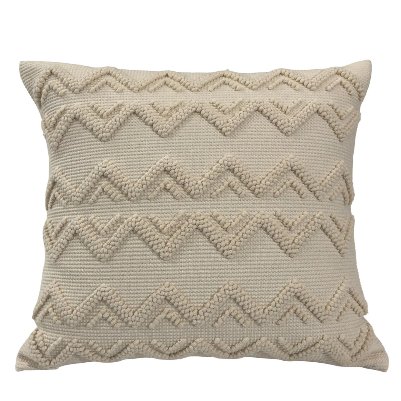Cuscino Geometrico Testurizzato Beige