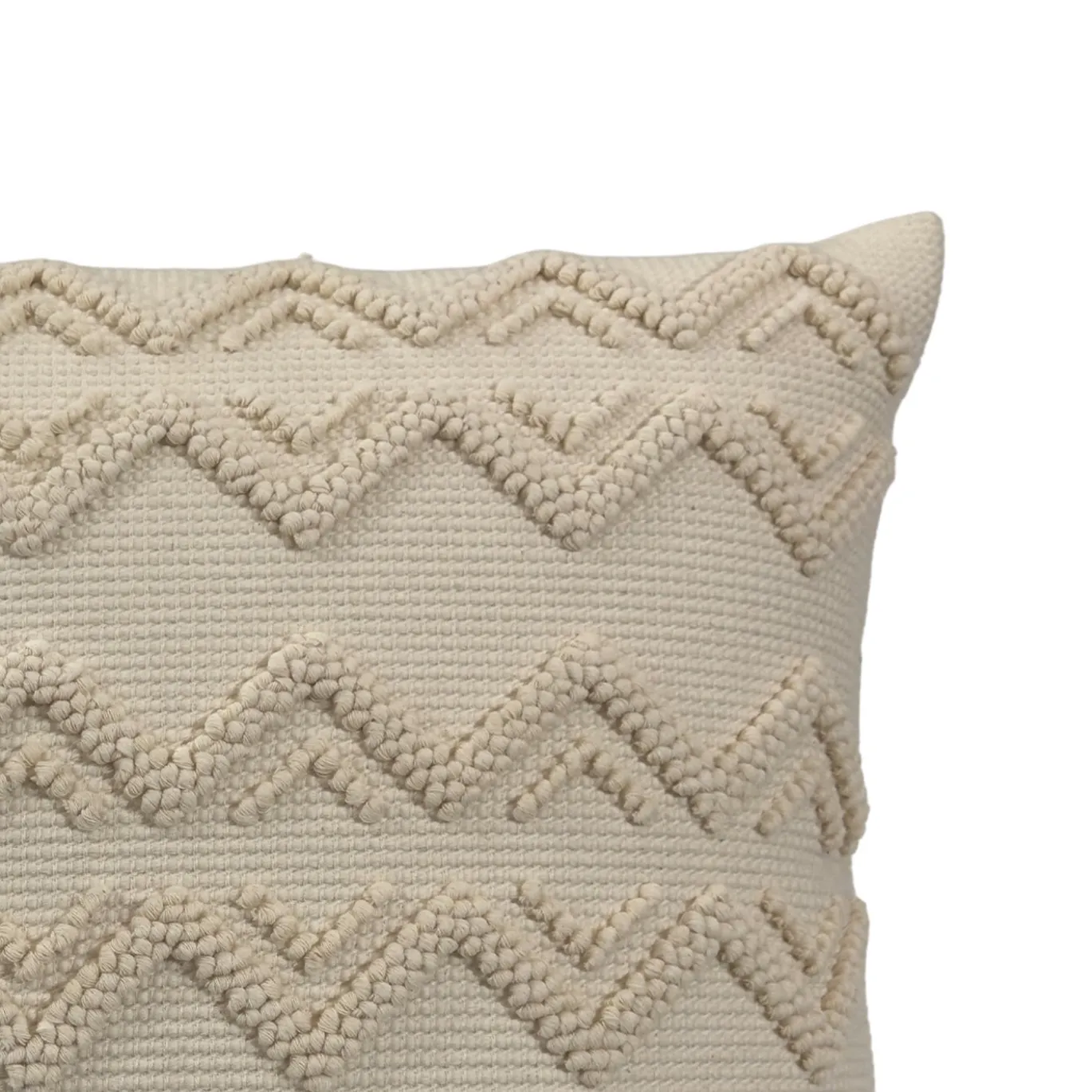 Cuscino Geometrico Testurizzato Beige