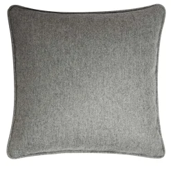 Cuscino grigio lana