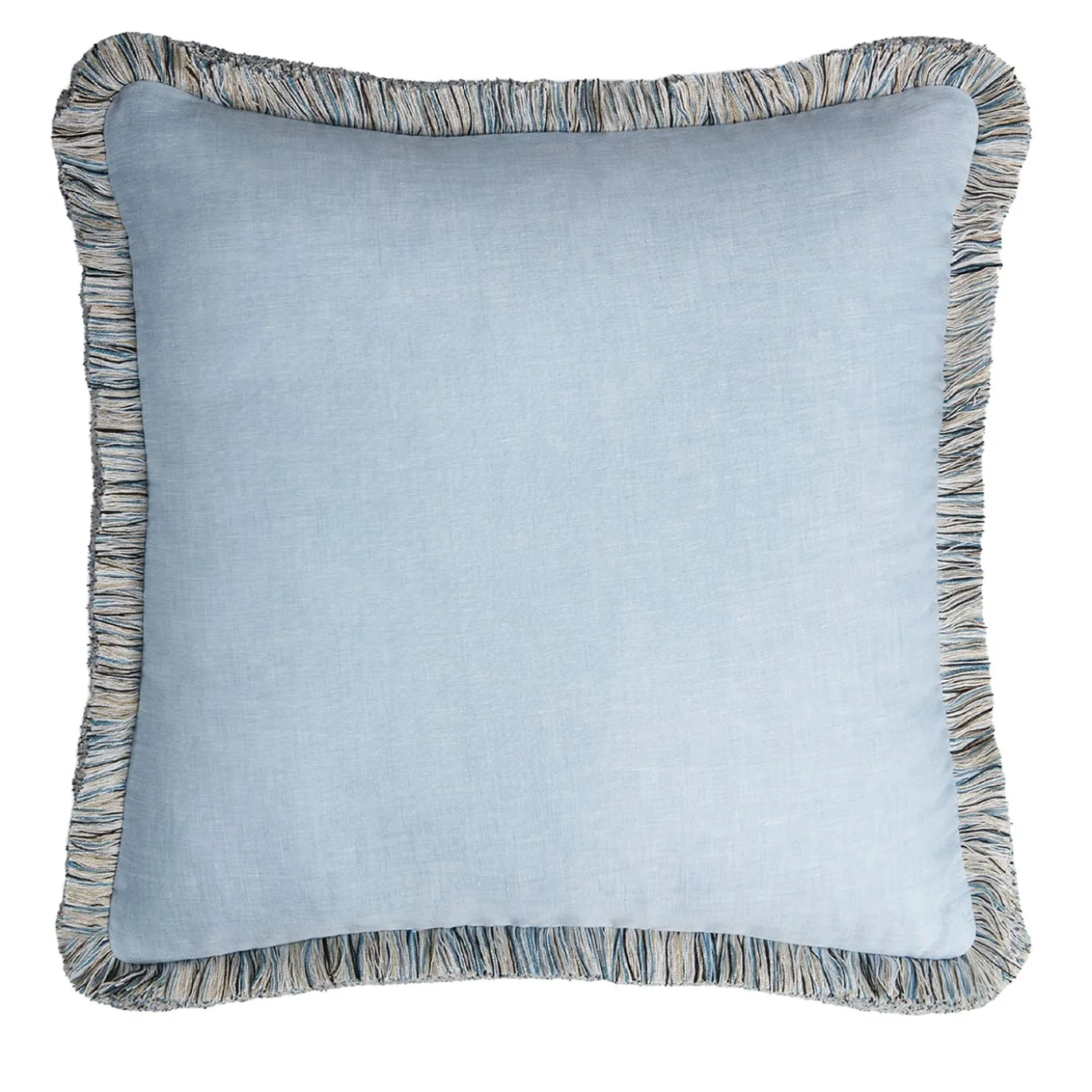 Cuscino in lino Capri azzurro