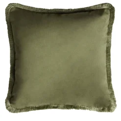Cuscino in velluto verde Major Collection