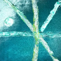 Cuscino in velluto Water 2