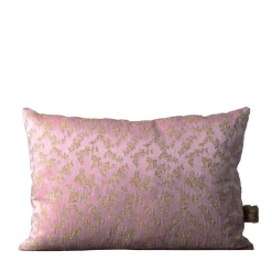 Cuscino Ledbetter rettangolare floreale rosa e oro