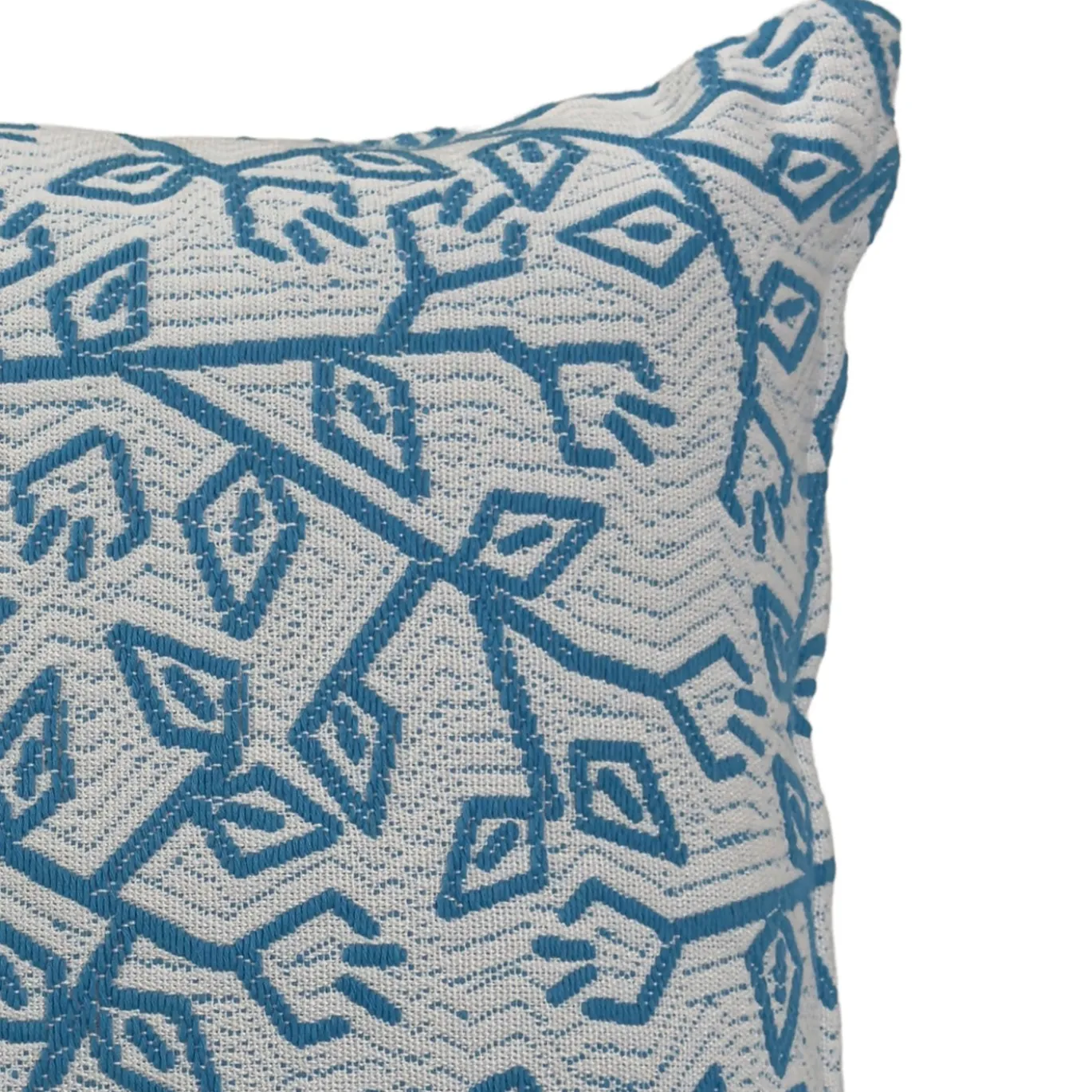 Cuscino Mirto Jacquard Azzurro