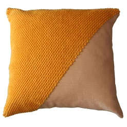 Cuscino Oro Angolare Ecrù e Oro