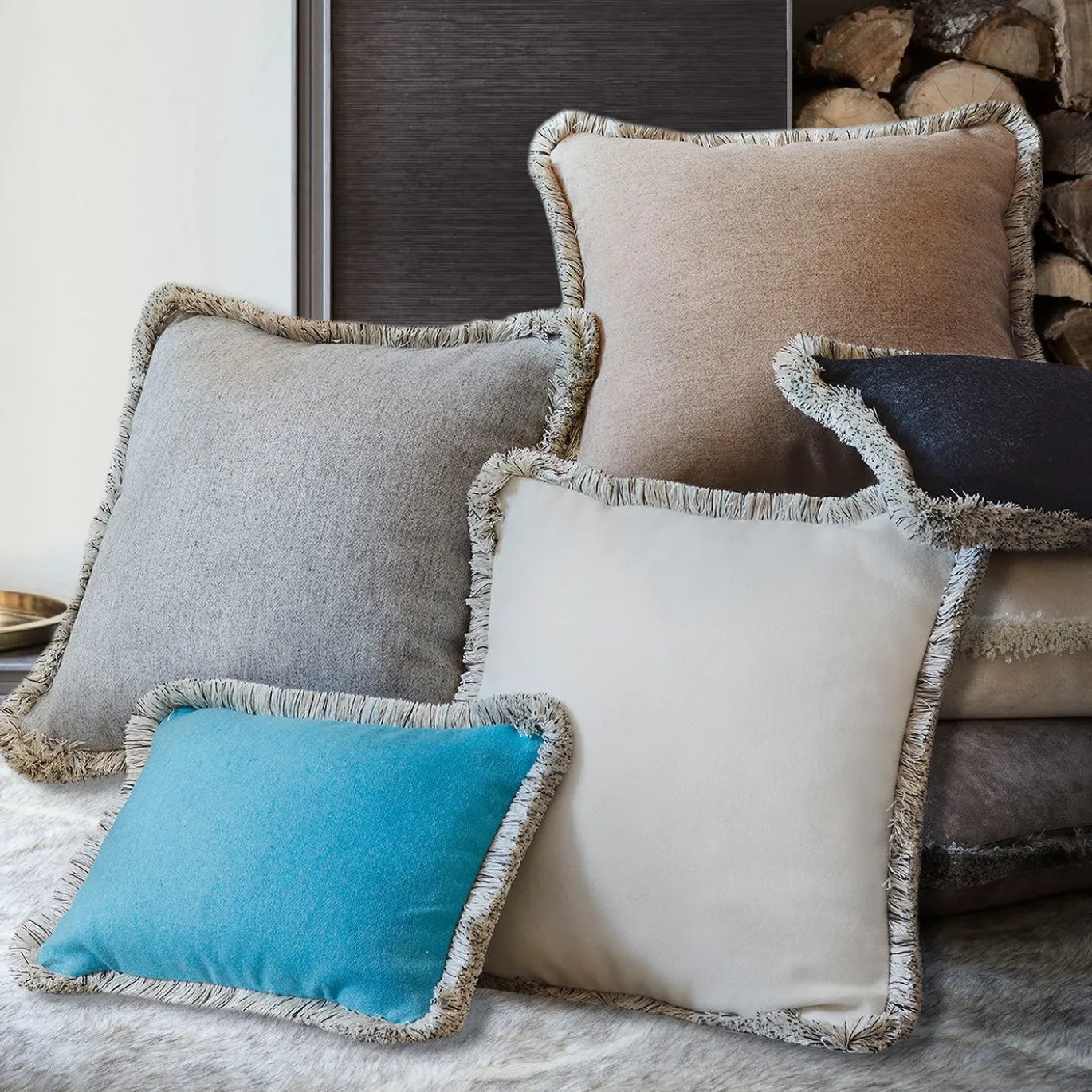 Cuscino quadrato Artic White in edizione limitata