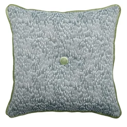 Cuscino Quadrato Carrè in Filigrana Comete Jacquard Blu