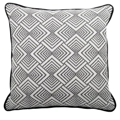 Cuscino quadrato Carrè in Tessuto Jacquard Hypnose Deco