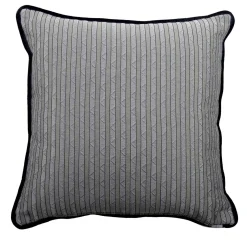 Cuscino quadrato Carré in tessuto jacquard a righe