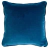 Cuscino quadrato Carrè turchese e blu