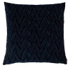 Cuscino Quadrato Fossile Blu Scuro